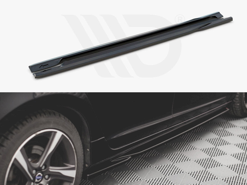 Side Skirts Diffusers Volvo S60 R-Design Mk2 - Wayside Performance 