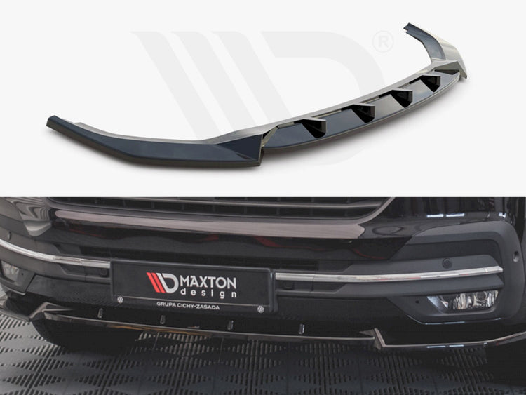 Front Splitter V1 Vw T6 Facelift (2019-) - Wayside Performance 