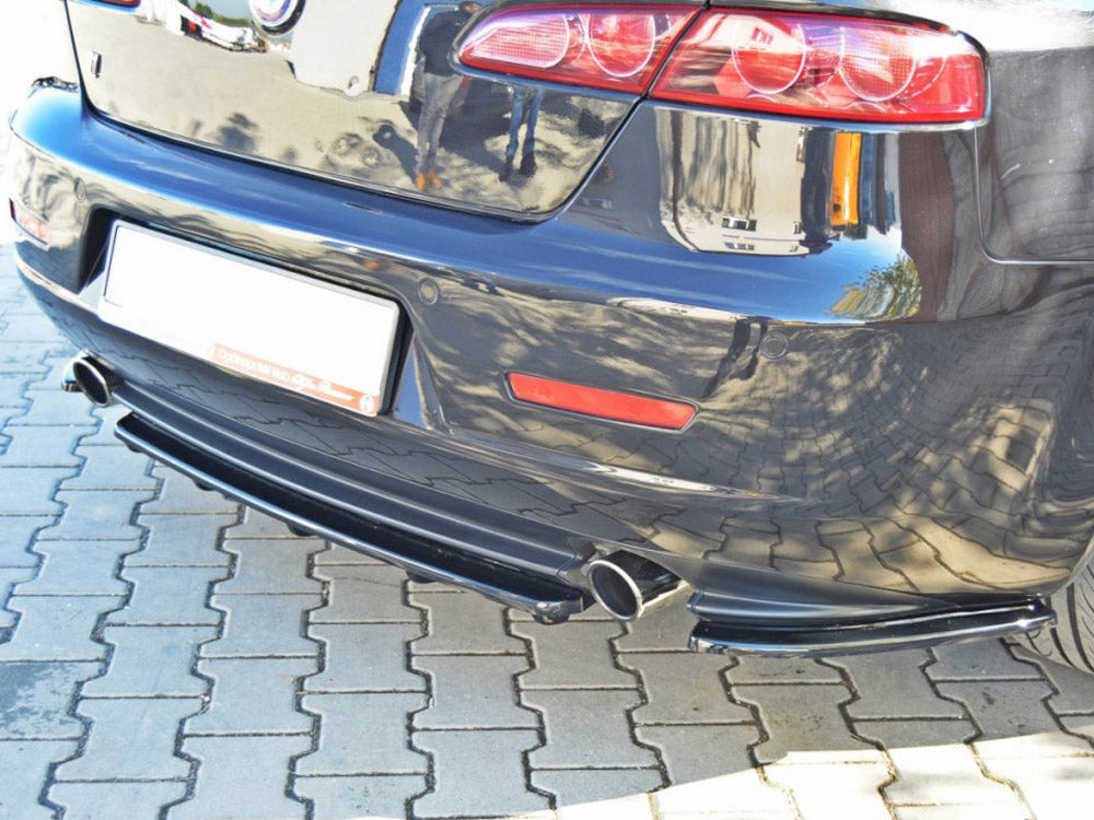 Central Rear Splitter (Vertical Bars) Alfa Romeo 159 - Wayside Performance 