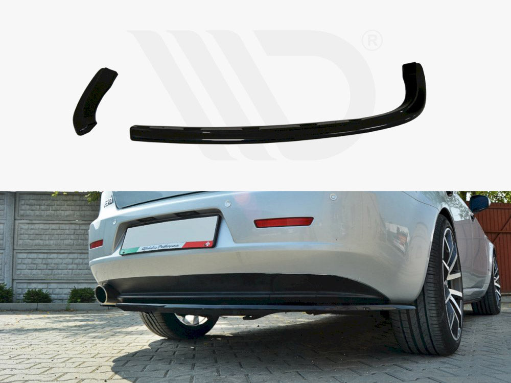 Central Rear Splitter Alfa Romeo 159 (Without Vertical Bars) - Wayside Performance 
