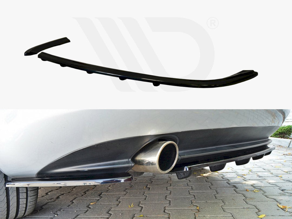 Central Rear Splitter Alfa Romeo 159 (With Vertical Bars) - Wayside Performance 