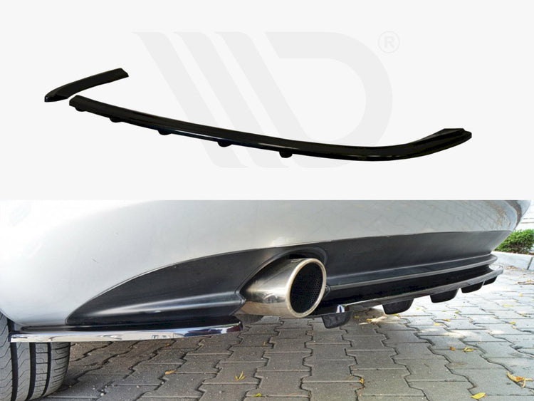 Central Rear Splitter Alfa Romeo 159 (With Vertical Bars) - Wayside Performance 