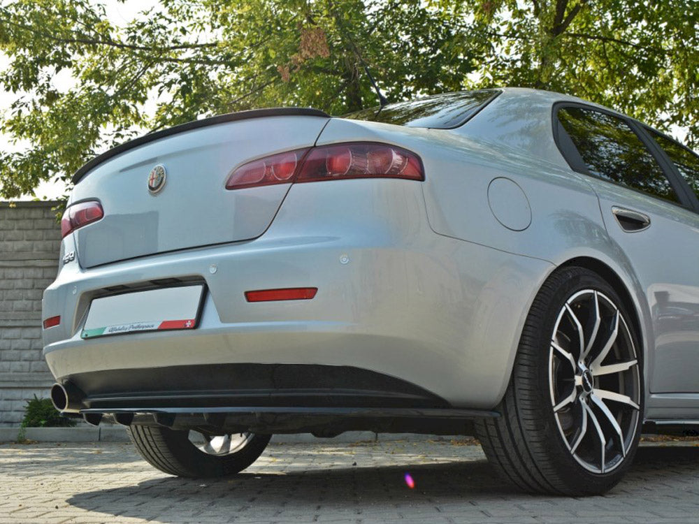 Central Rear Splitter Alfa Romeo 159 (With Vertical Bars) - Wayside Performance 