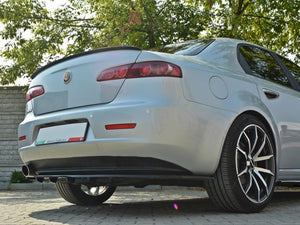 Central Rear Splitter Alfa Romeo 159 (With Vertical Bars) - Wayside Performance 