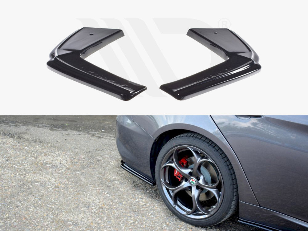 Rear Side Splitters Alfa Romeo Giulia Veloce (2015-2019) - Wayside Performance 