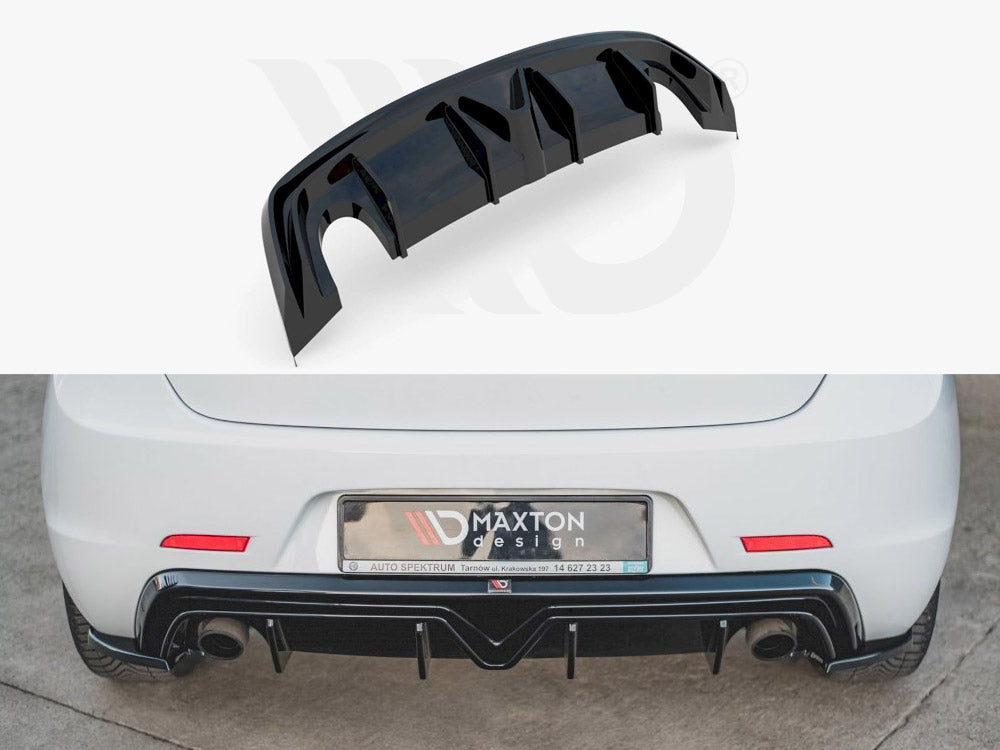 Rear Valance Alfa Romeo Giulietta Facelift (Exhaust ON BOTH Sides Version) (2016-2020) - Wayside Performance 