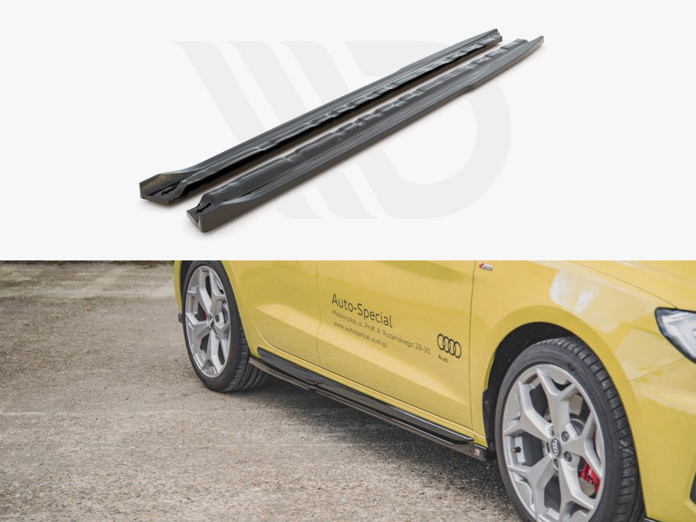 Side Skirts Splitters Audi A1 S-line GB (2018-) - Wayside Performance 