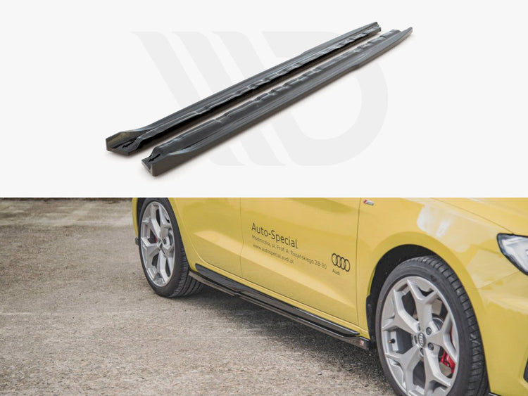 Side Skirts Splitters Audi A1 S-line GB (2018-) - Wayside Performance 
