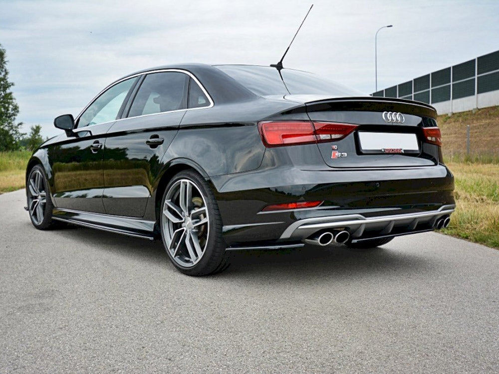 Maxton Design Rear Side Splitters Audi S3 / A3 S-line 8v Fl Sedan - Wayside Performance 
