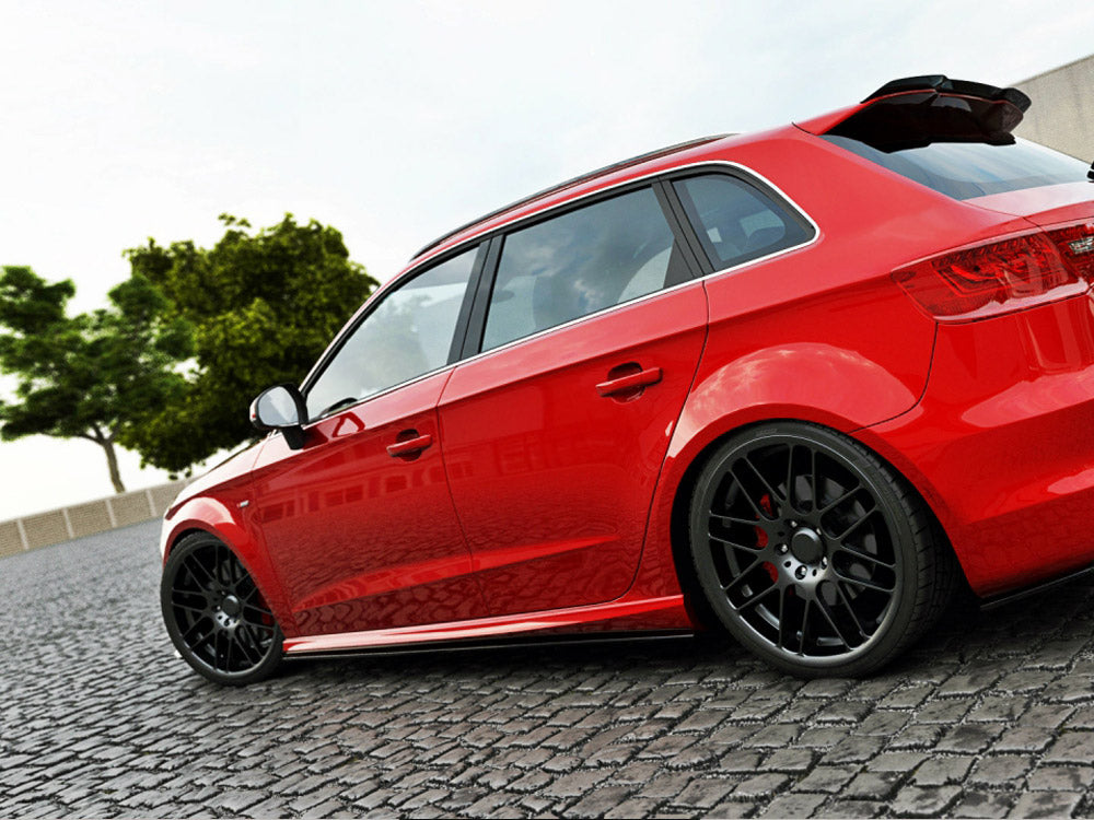 Maxton Design Side Skirts Diffusers Audi S3 / A3 S-line 8v / 8v Fl Sportback - Wayside Performance 