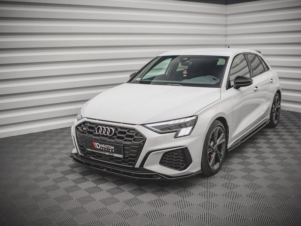 Maxton Design Front Splitter V.2 Audi S3 / A3 S-line 8y (2020-) - Wayside Performance 