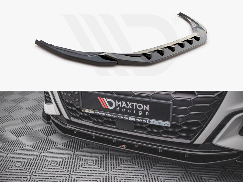 Maxton Design Front Splitter V.4 Audi S3 / A3 S-line 8y (2020-) - Wayside Performance 