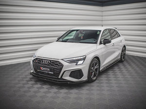 Maxton Design Front Splitter V.4 Audi S3 / A3 S-line 8y (2020-) - Wayside Performance 