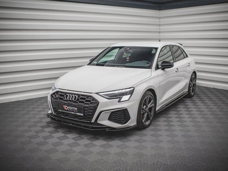 Maxton Design Front Splitter V.4 Audi S3 / A3 S-line 8y (2020-) - Wayside Performance 