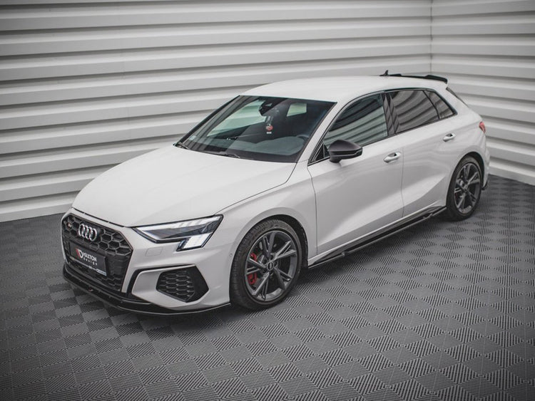 Maxton Design Side Skirts Diffusers Audi S3 / A3 S-line 8y (2020-) - Wayside Performance 