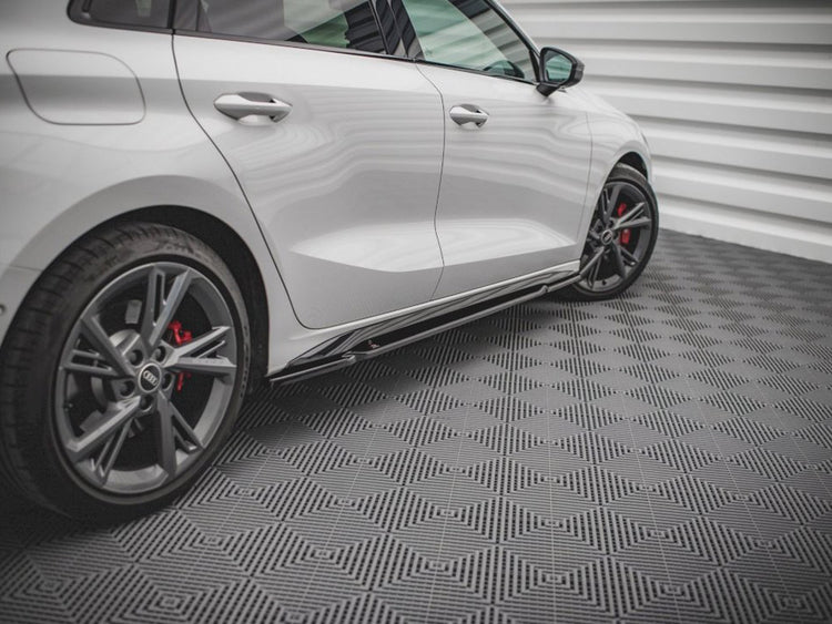 Maxton Design Side Skirts Diffusers Audi S3 / A3 S-line 8y (2020-) - Wayside Performance 