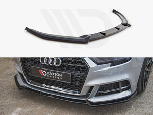 Maxton Design Front Splitter V.3 Audi S3 / A3 S-line 8v Facelift Sedan (2016-2020) - Wayside Performance 