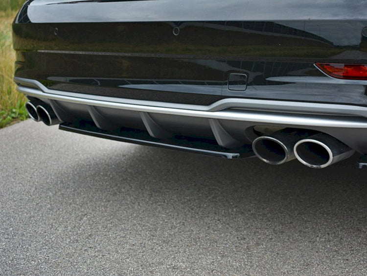 Maxton Design Central Rear Splitter Audi S3 8v Fl Sedan (2017-) - Wayside Performance 