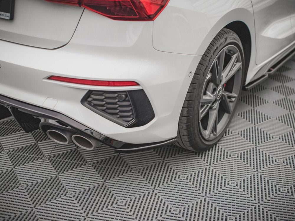 Rear Side Splitters V.2 Audi S3 Sportback 8Y - Wayside Performance 