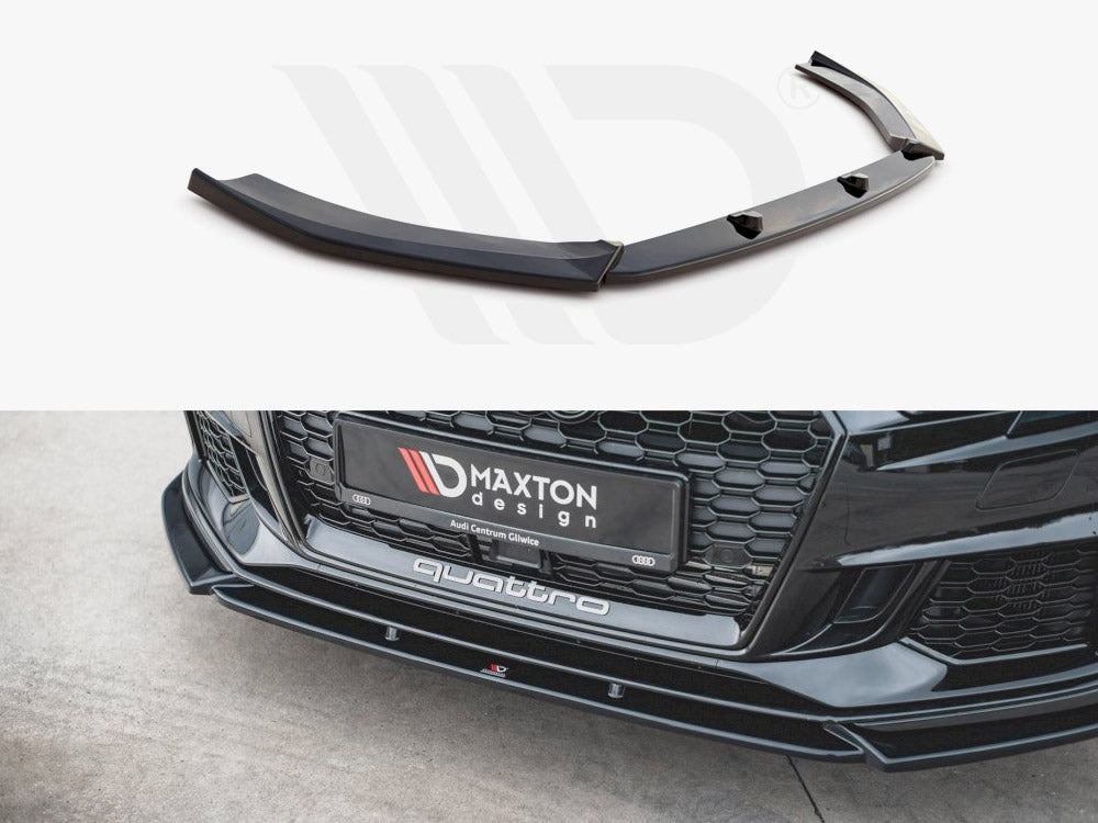 Maxton Design Front Splitter V.4 Audi Rs3 8v Facelift (2017-up) - Wayside Performance