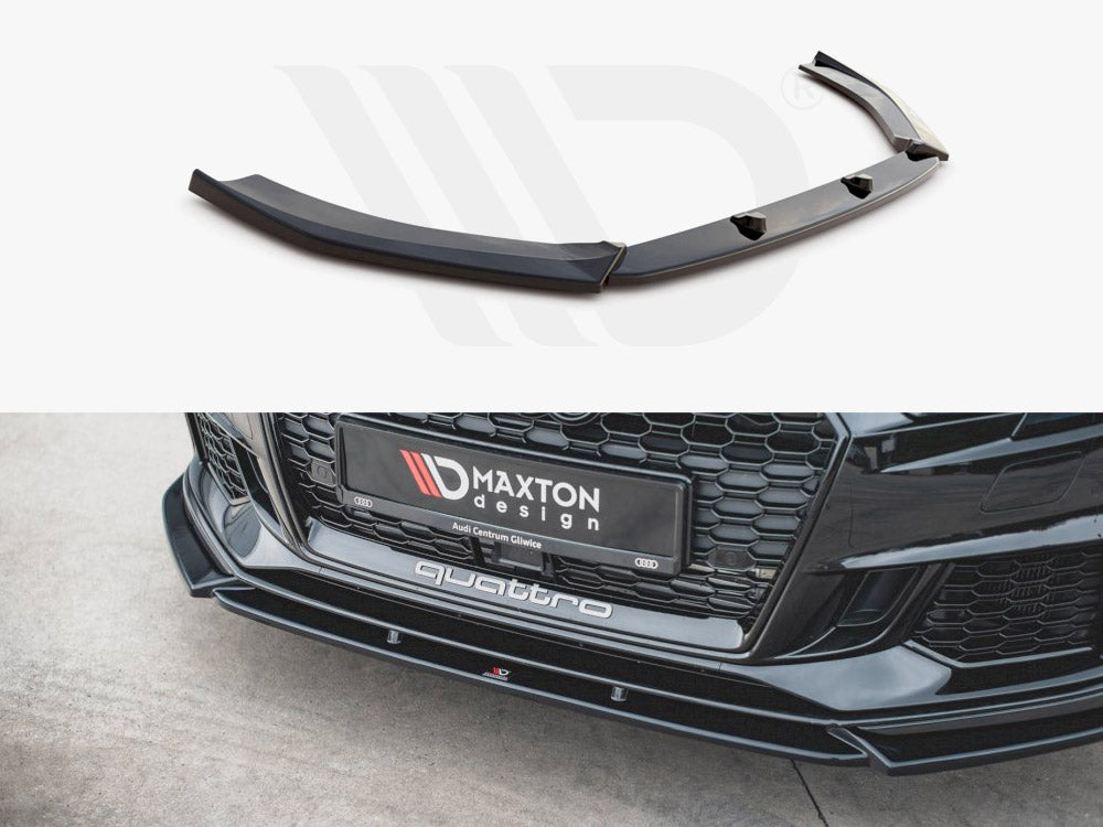 Maxton Design Front Splitter V.4 Audi Rs3 8v Facelift (2017-up) - Wayside Performance 