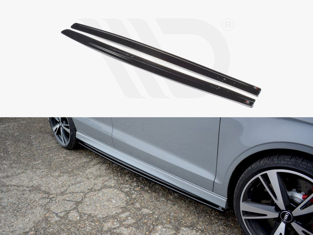 Maxton Design Side Skirts Diffusers Audi Rs3 8v Facelift Sedan (2017-20) - Wayside Performance 