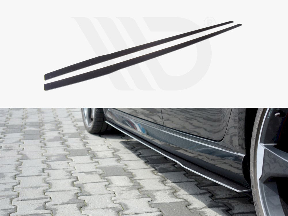 Maxton Design Racing Side Skirts Diffusers V.1 Audi Rs3 8v Facelift Sportback (2017-20) - Wayside Performance