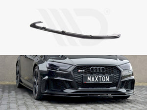 Maxton Design Front Splitter V.1 Audi Rs3 8v Facelift Sportback (2017 - 20) - Wayside Performance 