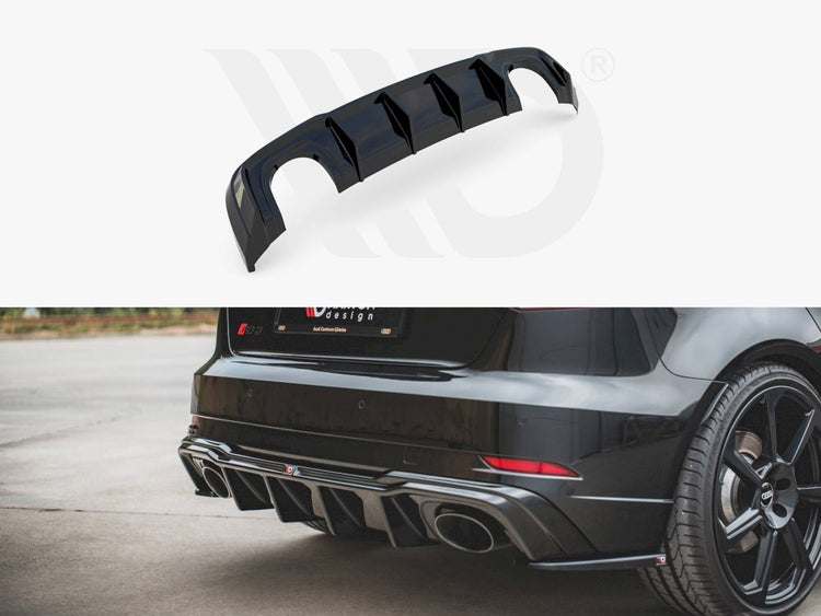 Maxton Design Rear Valance V.2 Audi Rs3 8v Sportback Facelift (2017-up) - Wayside Performance 