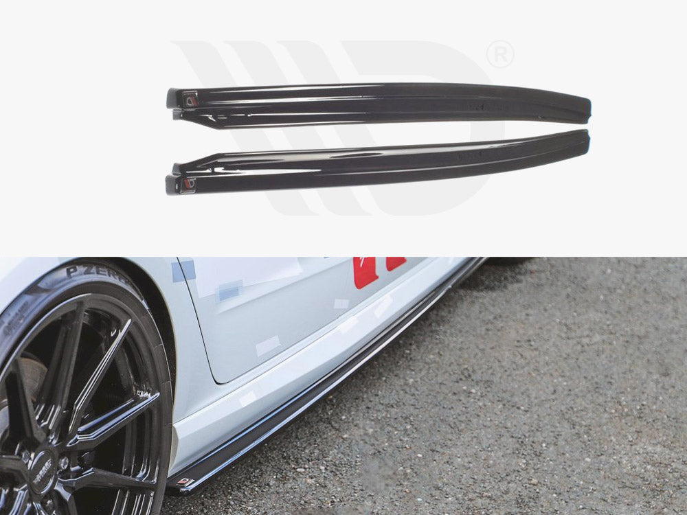 Maxton Design Side Skirts Diffusers Audi Rs3 8v Facelift Sportback (2017-2020) - Wayside Performance