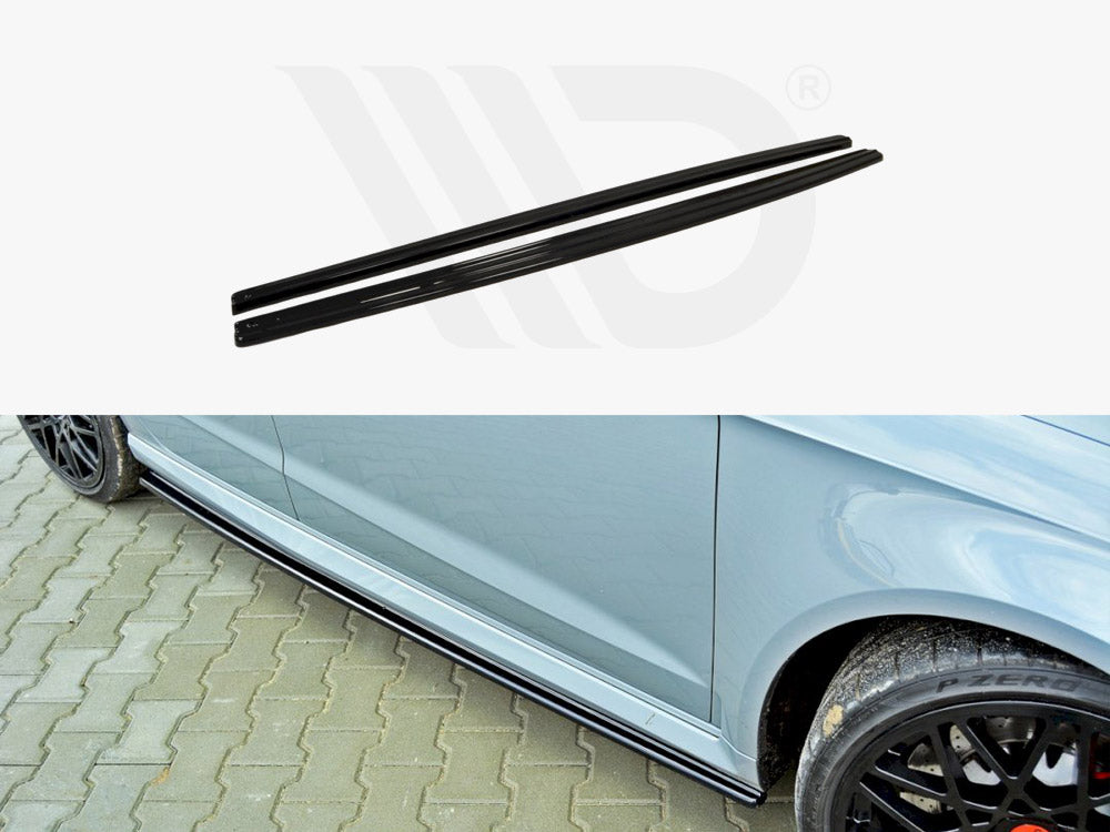Maxton Design Side Skirts Diffusers Audi Rs3 8va Pre-facelift (2015-2016) - Wayside Performance 