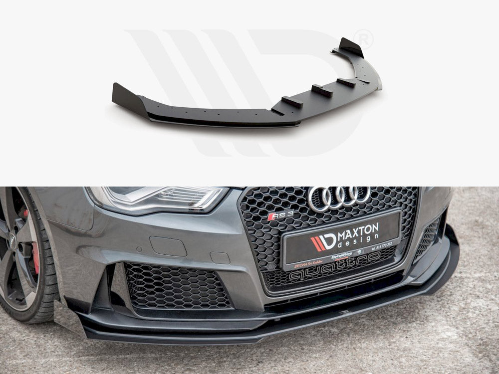 Maxton Design Racing Front Splitter (+flaps) Audi Rs3 8v Sportback (2015-2016) - Wayside Performance 
