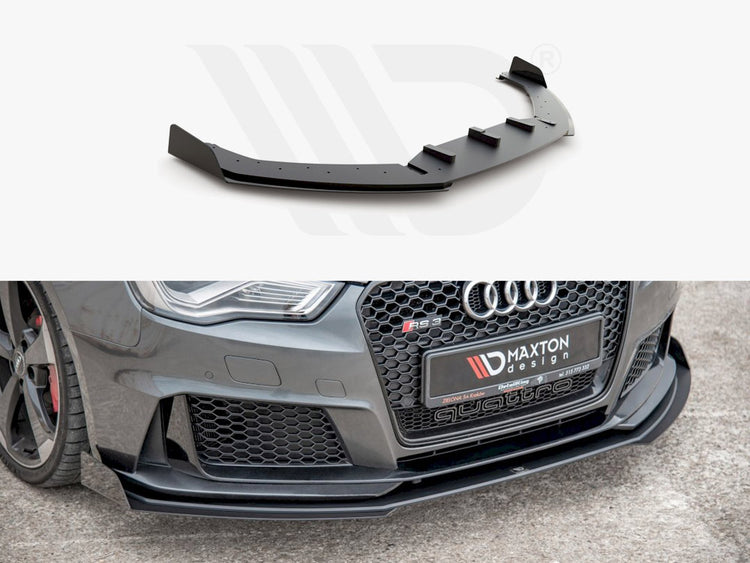 Maxton Design Racing Front Splitter (+flaps) Audi Rs3 8v Sportback (2015-2016) - Wayside Performance 