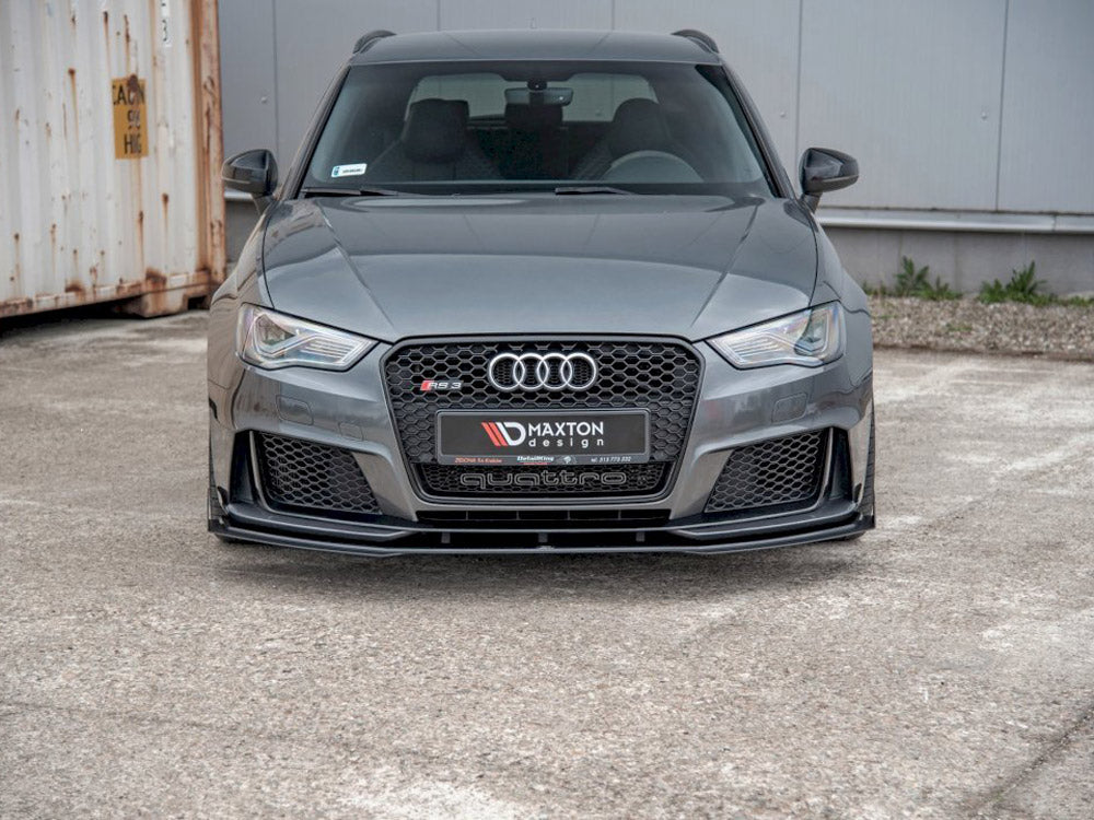 Maxton Design Racing Front Splitter (+flaps) Audi Rs3 8v Sportback (2015-2016) - Wayside Performance 
