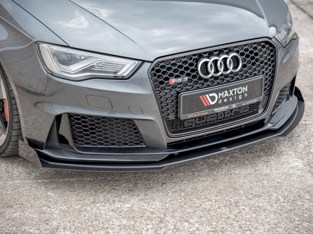 Maxton Design Racing Front Splitter (+flaps) Audi Rs3 8v Sportback (2015-2016) - Wayside Performance 