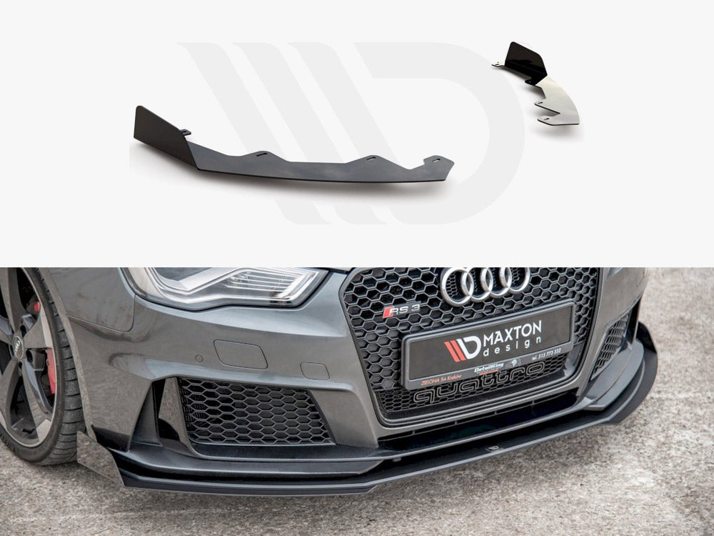 Maxton Design Front Splitter Flaps Audi Rs3 8v Sportback (2015-2016) - Wayside Performance