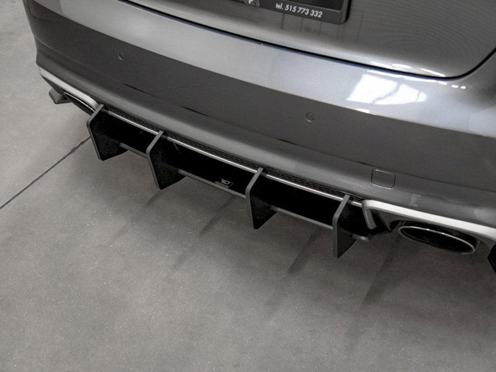 Maxton Design Racing Rear Diffuser V2 Audi Rs3 8v Sportback (2015-2016) - Wayside Performance 