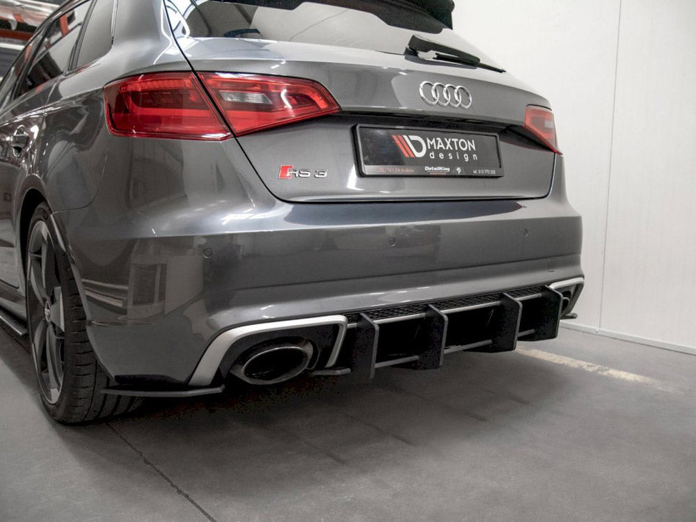 Maxton Design Racing Rear Diffuser V2 Audi Rs3 8v Sportback (2015-2016) - Wayside Performance 