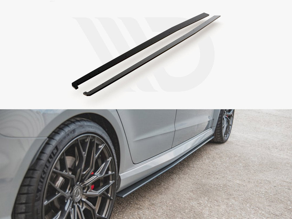 Maxton Design Racing Side Skirt Splitters Audi Rs3 8v Sportback (2015-2016) - Wayside Performance 