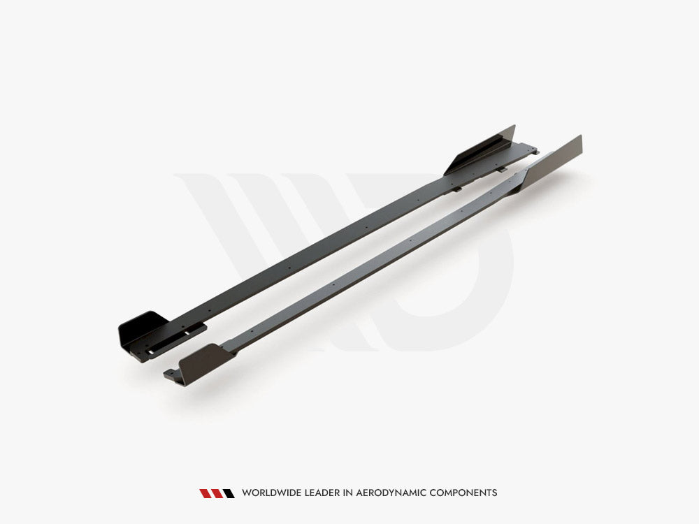 Maxton Design Racing Side Skirt Splitters (+flaps) Audi Rs3 8v Sportback (2015-2016) - Wayside Performance 