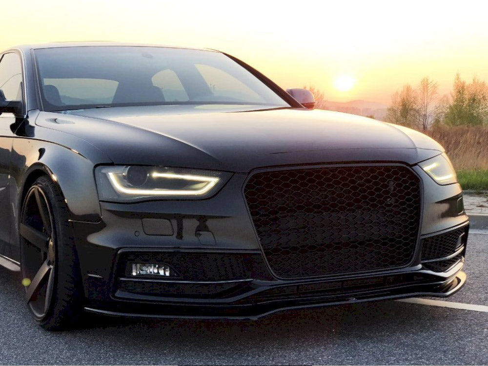 Maxton Design Front Splitter V.2 Audi S4 B8/ A4 B8 S-line Facelift - Wayside Performance 