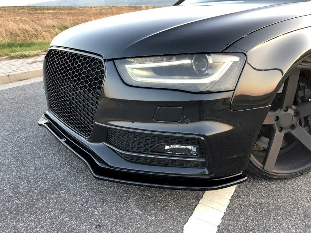 Maxton Design Front Splitter V.2 Audi S4 B8/ A4 B8 S-line Facelift - Wayside Performance 