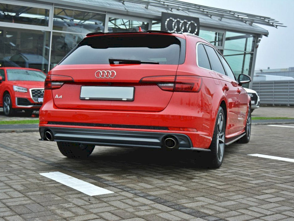 Central Rear Splitter Audi A4 S-Line B9 Avant - Wayside Performance 