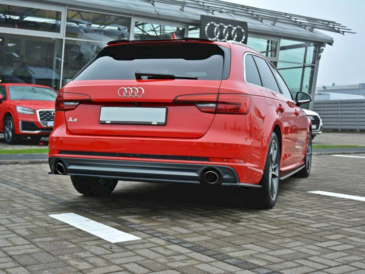 Central Rear Splitter Audi A4 S-Line B9 Avant - Wayside Performance 