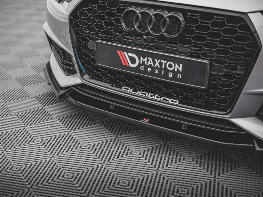 Maxton Design Front Splitter V.3 Audi S4 / A4 S-line B9 (2015-2019) - Wayside Performance 