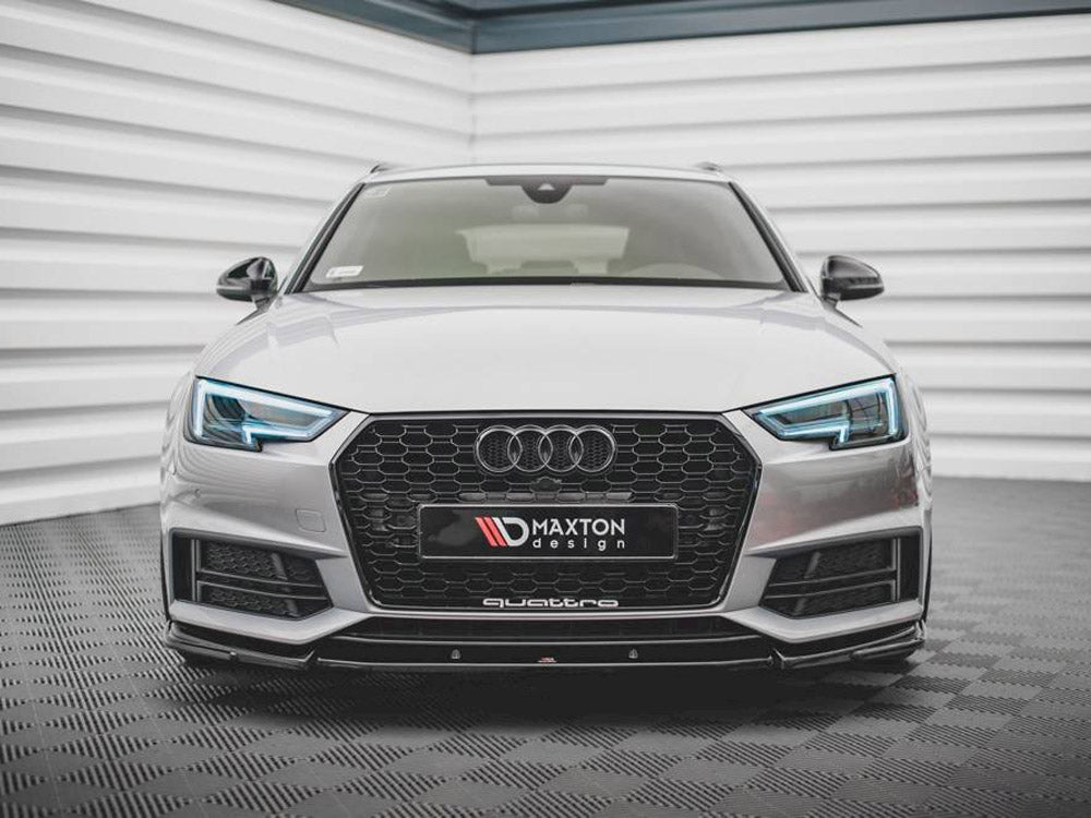 Maxton Design Front Splitter V.3 Audi S4 / A4 S-line B9 (2015-2019) - Wayside Performance 