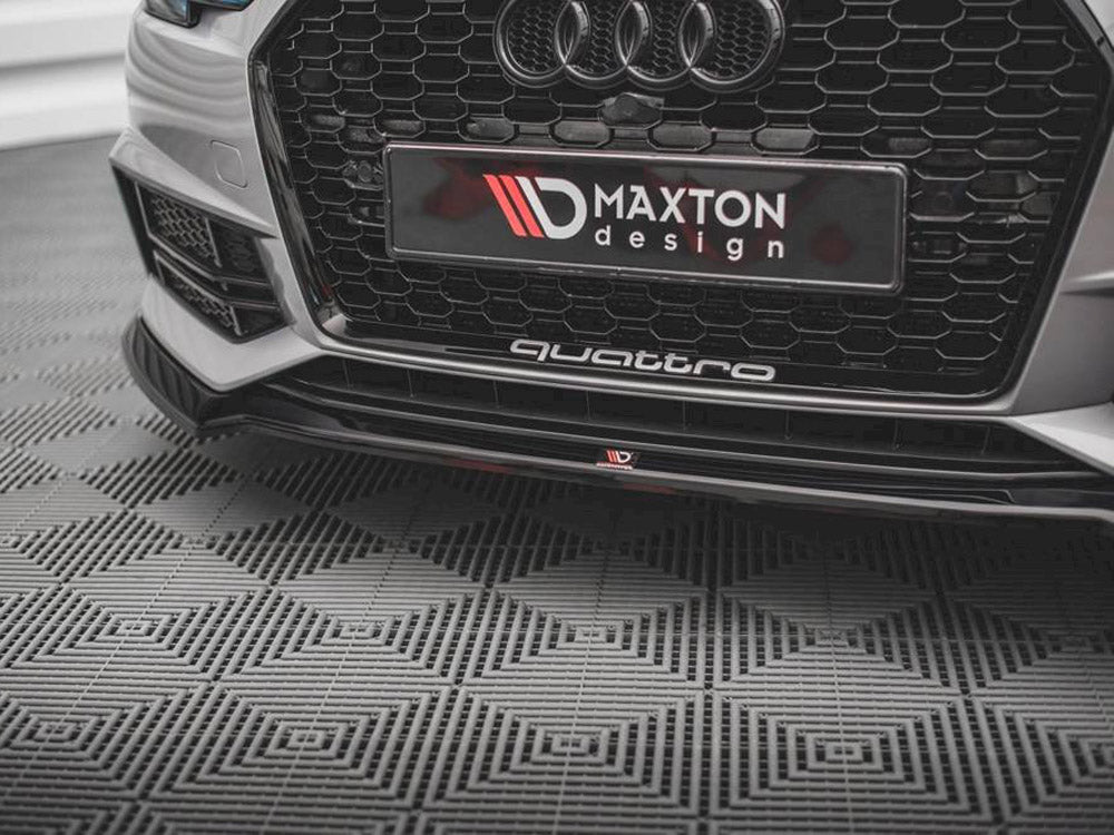 Maxton Design Front Splitter V.4 Audi S4 / A4 S-line B9 (2015-2019) - Wayside Performance 