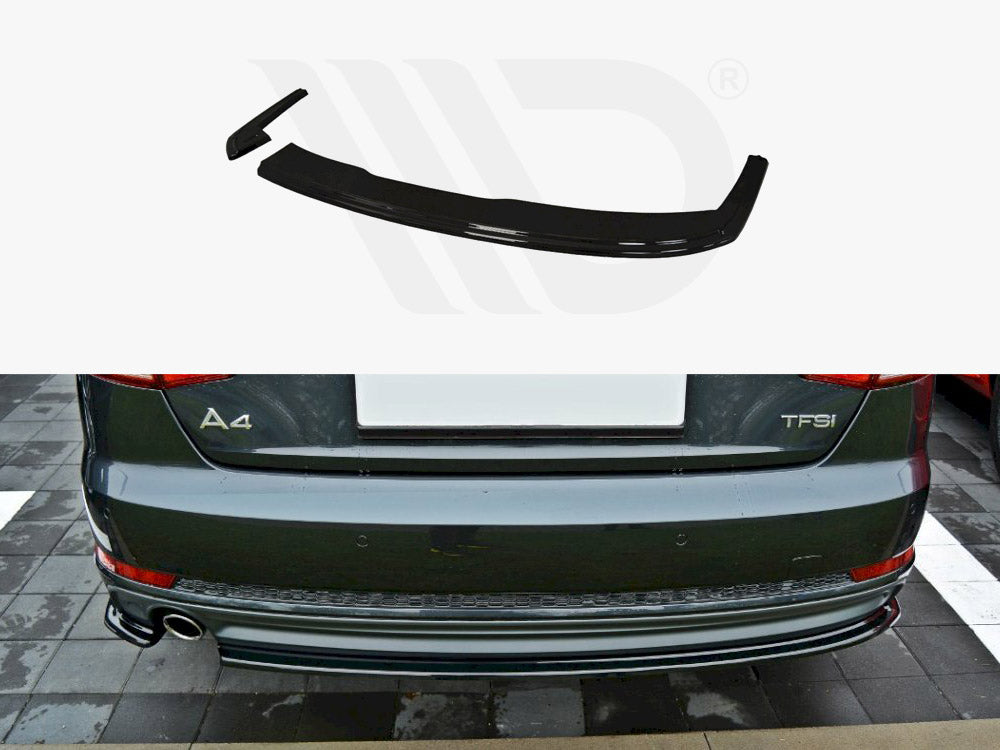 Rear Splitter Audi A4 B9 S-Line Sedan - Wayside Performance 