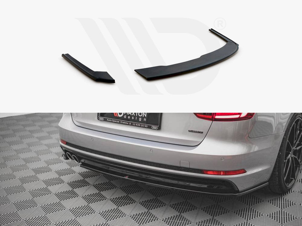 Rear Side Splitters V.2 Audi A4 S-Line B9 - Wayside Performance 