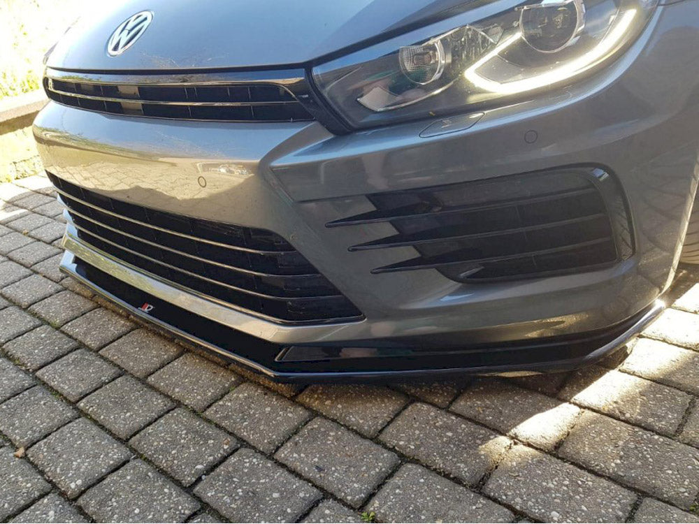 Front Splitter V.1 Volkswagen Scirocco Mk3 R Facelift (2014-2017) - Wayside Performance 